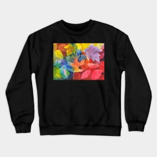 Autumn Leaves Recycled Crewneck Sweatshirt